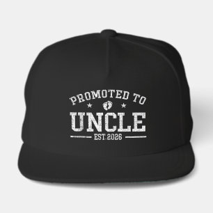 Promoted to Uncle est. 2026 Funny Family Baby 2026 Snap Back Hat