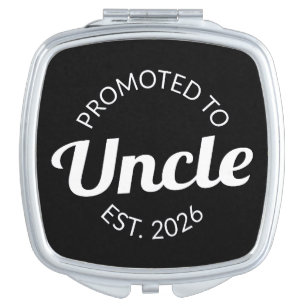 Promoted To Uncle Est. 2026 I Compact Mirror
