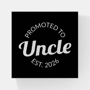 Promoted To Uncle Est. 2026 I Paperweight