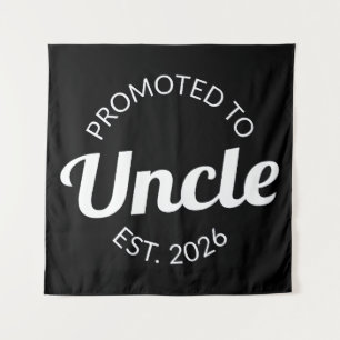 Promoted To Uncle Est. 2026 I Tapestry