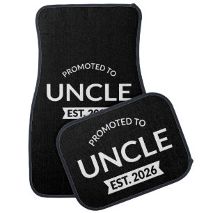 Promoted To Uncle Est. 2026 II Car Floor Mat
