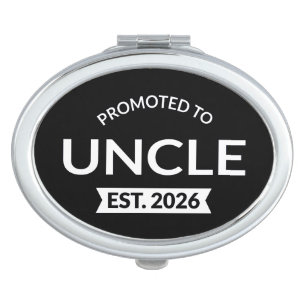 Promoted To Uncle Est. 2026 II Compact Mirror