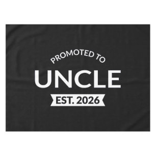 Promoted To Uncle Est. 2026 II Tablecloth