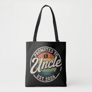 Promoted To Uncle Est 2026 Pregnancy Announcement  Tote Bag