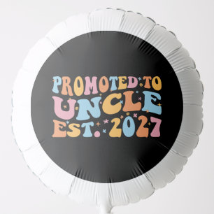 Promoted To Uncle Est 2027 New Uncle Balloon