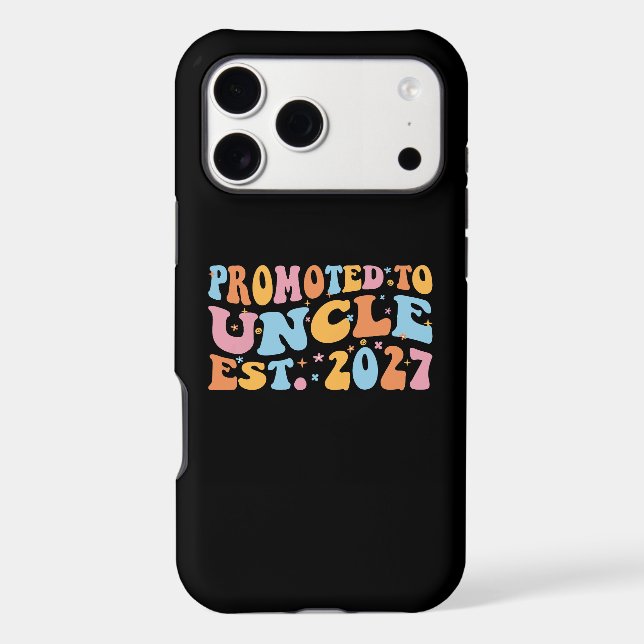 Promoted To Uncle Est 2027 New Uncle Case-Mate iPhone Case (Back)