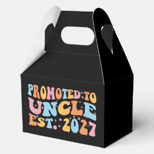 Promoted To Uncle Est 2027 New Uncle Favor Boxes