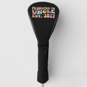 Promoted To Uncle Est 2027 New Uncle Golf Head Cover