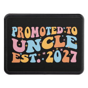 Promoted To Uncle Est 2027 New Uncle Hitch Cover