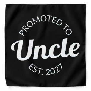 Promoted To Uncle Est 2027 New Uncle I Bandana