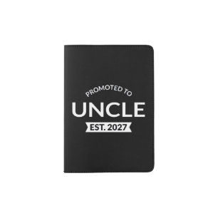 Promoted To Uncle Est 2027 New Uncle II Passport Holder
