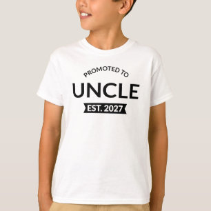 Promoted To Uncle Est 2027 New Uncle II T-Shirt