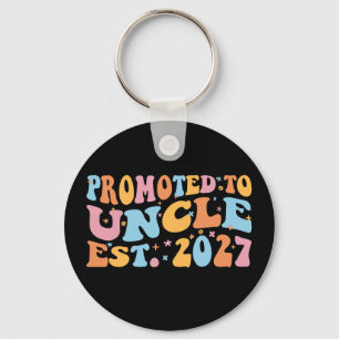 Promoted To Uncle Est 2027 New Uncle Keychain