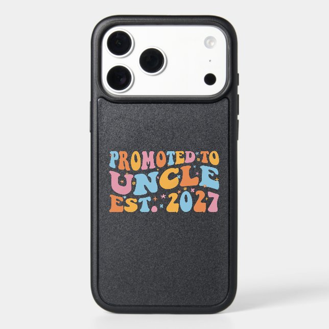 Promoted To Uncle Est 2027 New Uncle Otterbox iPhone Case (Back)