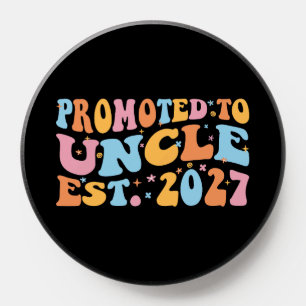 Promoted To Uncle Est 2027 New Uncle PopSocket