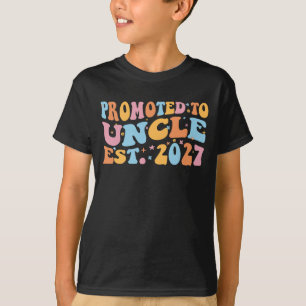 Promoted To Uncle Est 2027 New Uncle T-Shirt