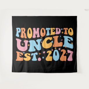 Promoted To Uncle Est 2027 New Uncle Tapestry