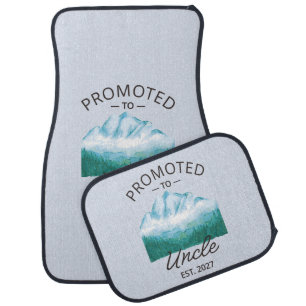 Promoted To Uncle Est 2027 New Uncle VI Car Floor Mat