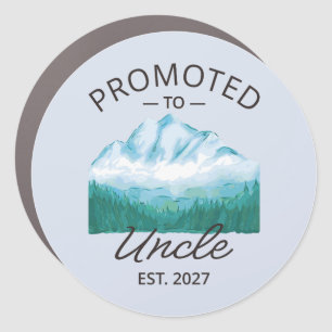Promoted To Uncle Est 2027 New Uncle VI Car Magnet