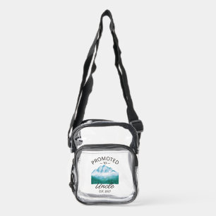 Promoted To Uncle Est 2027 New Uncle VI Clear Crossbody Bag