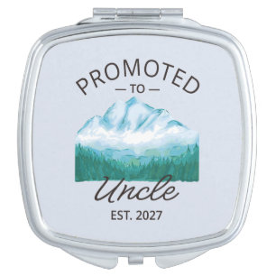 Promoted To Uncle Est 2027 New Uncle VI Compact Mirror