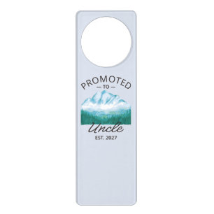 Promoted To Uncle Est 2027 New Uncle VI Door Hanger