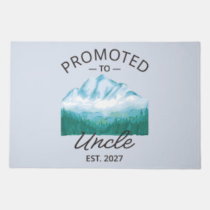 Promoted To Uncle Est 2027 New Uncle VI Doormat