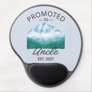 Promoted To Uncle Est 2027 New Uncle VI Gel Mouse Pad