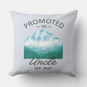 Promoted To Uncle Est 2027 New Uncle VI Throw Pillow