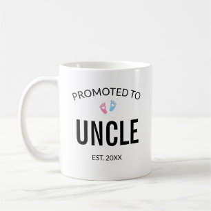 Promoted to Uncle Pregnancy Announcement Coffee Mug