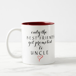 Promoted to Uncle Two-Tone Coffee Mug
