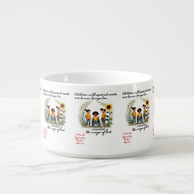 Promoting Children with Special Needs Chili Bowl (Center)