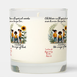 Promoting Special Needs Scented Jar Candle