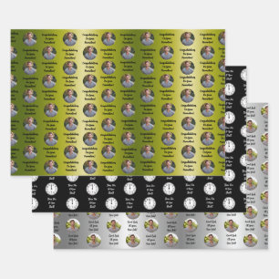 Promotion Congratulations Custom Message Gift Wrapping Paper Sheets