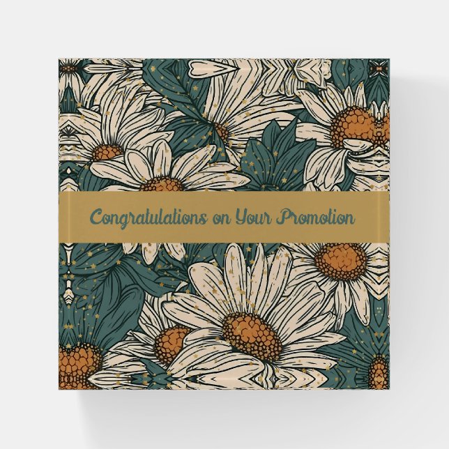 Promotion Congratulations Paperweight (Front)