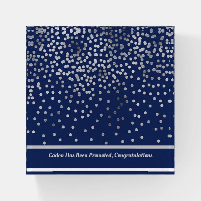 Promotion Congratulations Paperweight (Front)