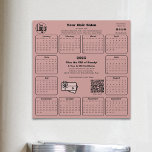 Promotion "Gift of Beauty" 2025 Calendar Magnet<br><div class="desc">The Promotion "Gift of Beauty" 2025 Calendar Magnet, part of the Black Pink Hair Stylist Business Cards & Suite collection, is the perfect year-round promotional tool for your hair salon. This square magnet for 2025 seamlessly blends promotional messaging, branding, and functionality to help promote gift certificates all year. The soft...</div>
