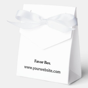 Promotion Large Tent with Ribbon 4" x 2" x 5" Favor Boxes