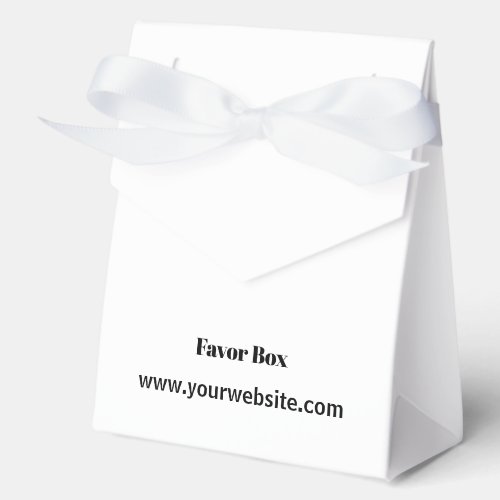 Promotion Large Tent with Ribbon 4" x 2" x 5" Favor Boxes