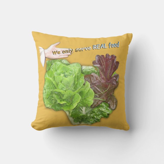 Promotion Pillow for Healhy food (Front)