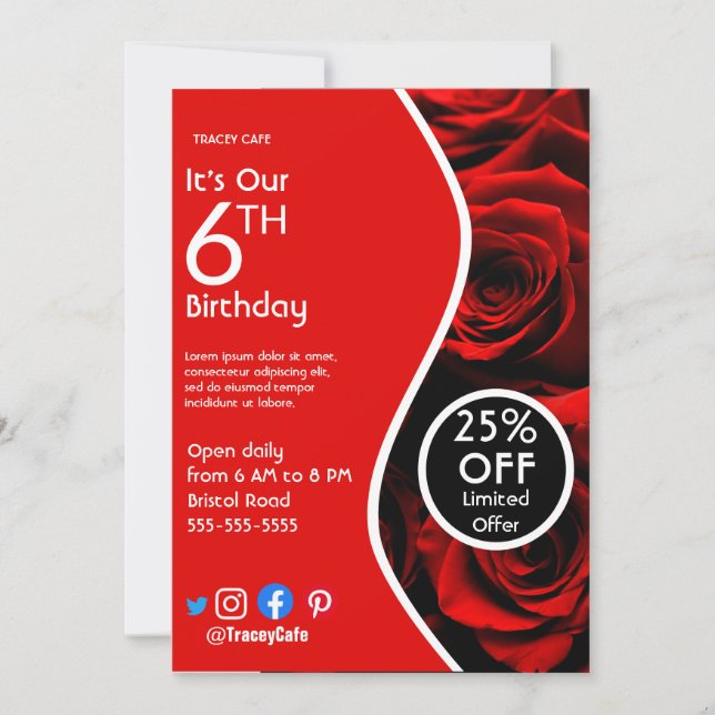 Promotion poster flyer invitation (Front)