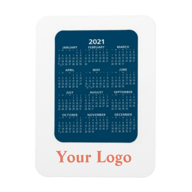 Promotional 2021 Magnet Calendar (Vertical)