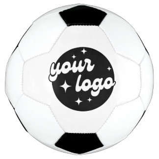 Promotional Black & White Simple Business Logo Soccer Ball