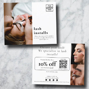 Promotional Booking Special Offer Lash Install Flyer