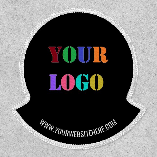 Promotional Branded Logo and Text Patch Example (Front)