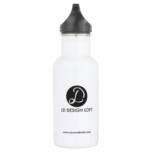 Promotional Branded With Your logo and website Stainless Steel Water Bottle