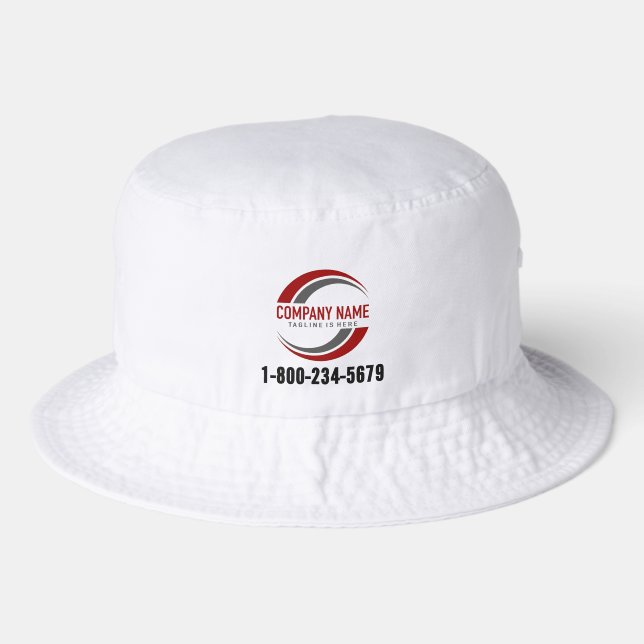 Promotional Bucket Hat with Logo (Front)