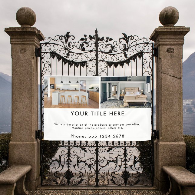 Promotional Business 2 Photo Banner & Text (Creator Uploaded)