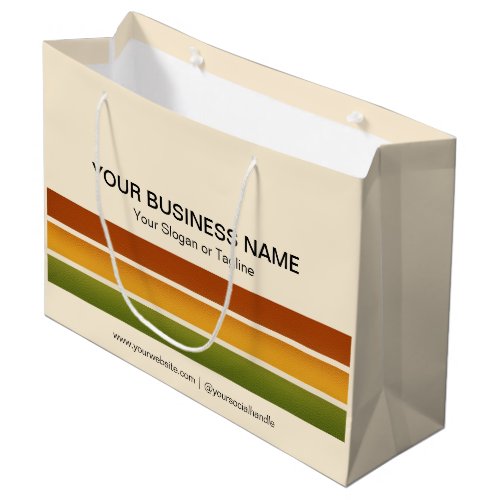 Promotional Business Branded No Minimum Custom Large Gift Bag