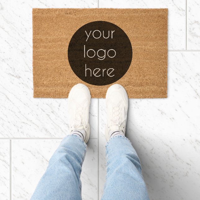 Promotional Business Company Logo Corporate Fiber Doormat (Insitu)